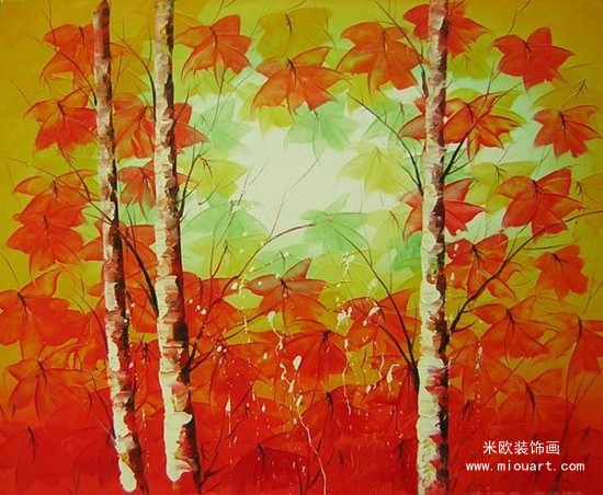 简约树木系列 春夏秋冬四季景色
